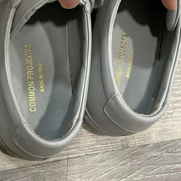 COMMON PROJECTS Men’s EU 41 US 8 Original Achilles Leather Sneakers Gray‎ - Picture 14 of 16